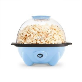 4.5 Qt. Stirring Electric Popcorn Popper, Lid, Serving Bowl & Convenient Storage, 18 Cups ‚Äì Sky Blue - New - 3 lbs.