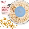 4.5 Qt. Stirring Electric Popcorn Popper, Lid, Serving Bowl & Convenient Storage, 18 Cups ‚Äì Sky Blue - New - 3 lbs.